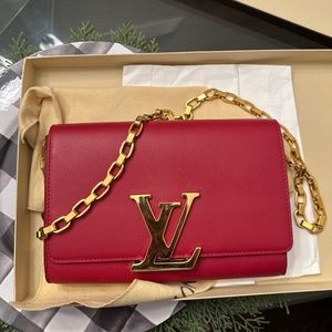 Louis Vuitton Cannes red purse